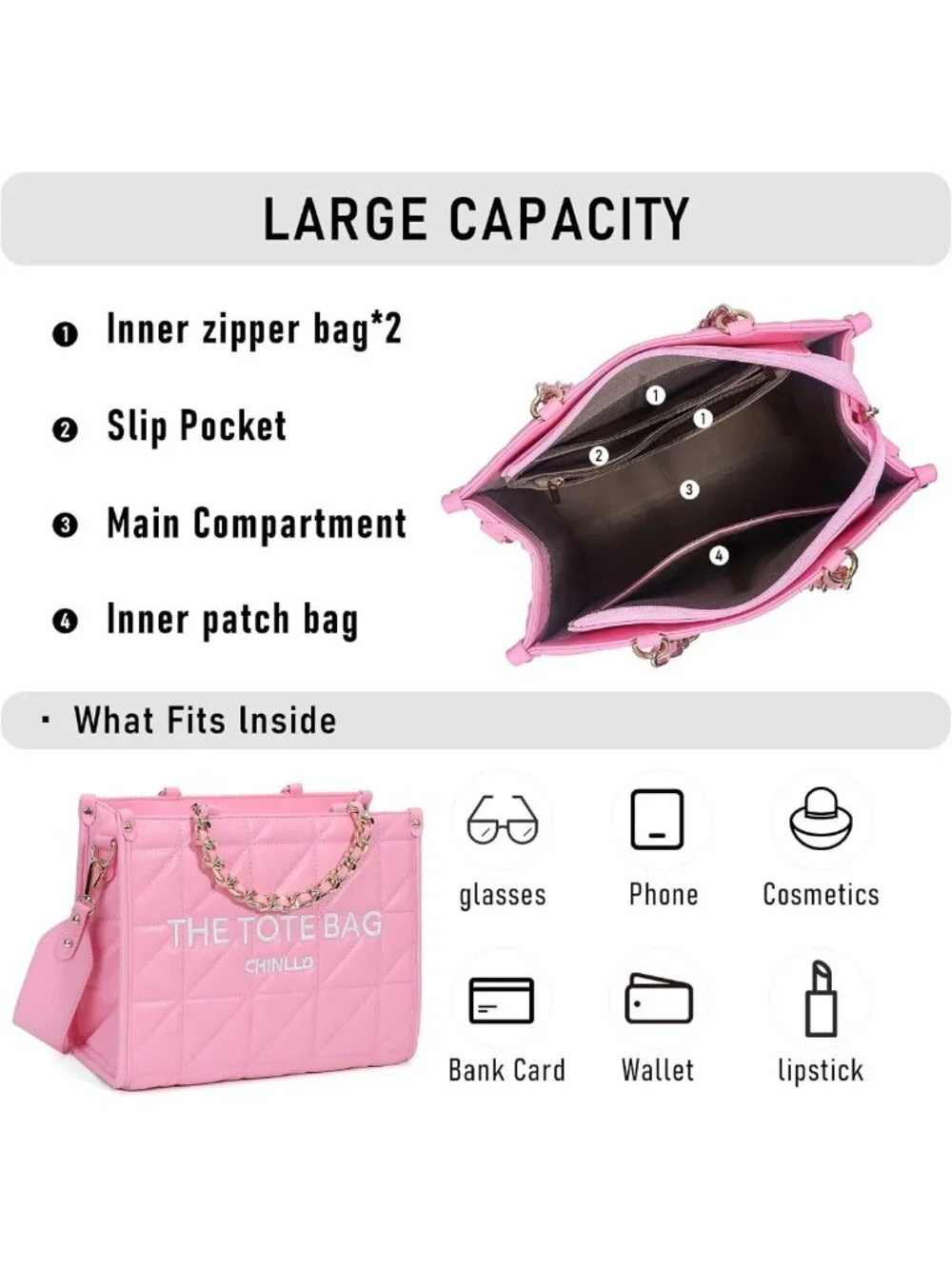 Stylish Women's Tote Bag - Versatile Top Handle Satchel Purse with Shoulder